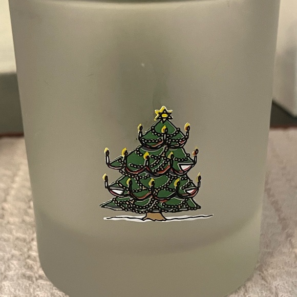 4 CHRISTMAS GLASSES CHRISTMAKKUH Old Fashioned WHISKEY On The Rocks GLASSES VTG - Picture 8 of 16